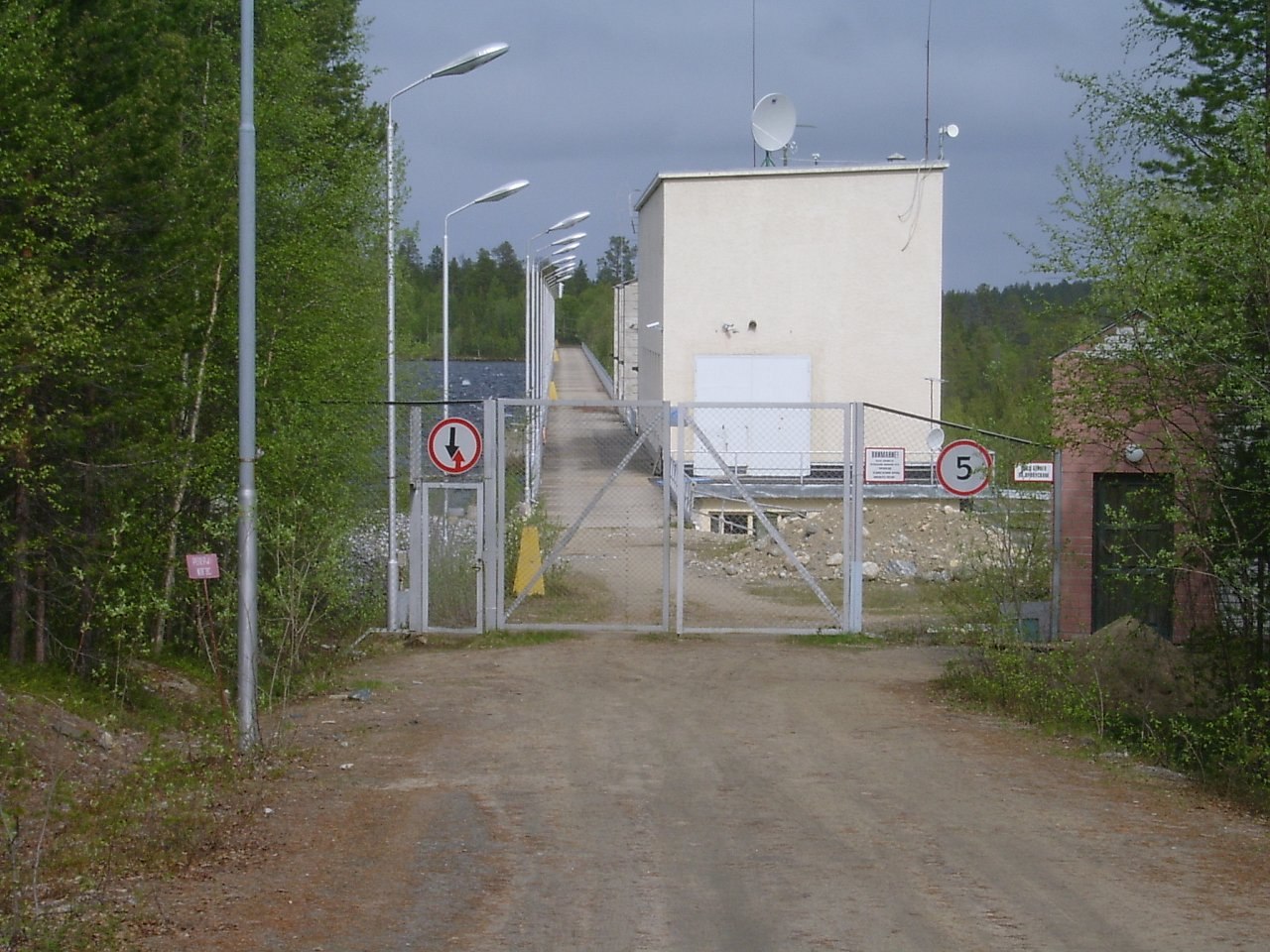 Rajakoski hydroelectric power station, russian.