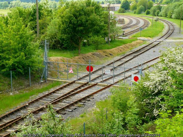 Entrance to Army Rail Depot - Ludgershall