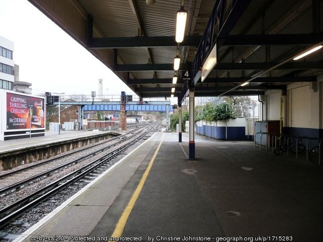 Road Bridge over Railway - Southampton