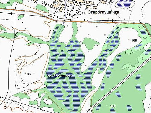 Карта болот нижегородской области