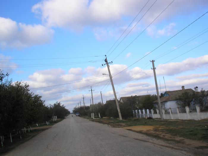 Владимировка. Кладбище города Саки Владимировка.