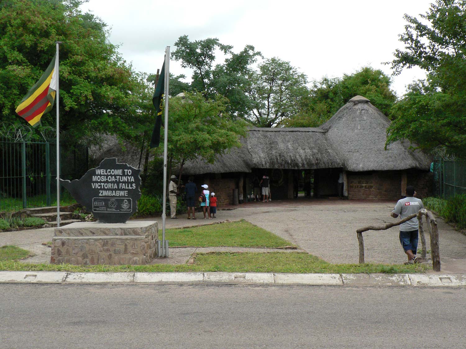 Victoria Falls entrance