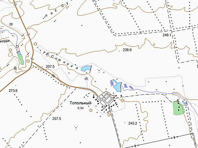 Карта топольное солонешенский район