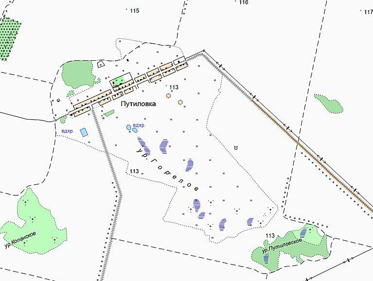 Погорелое городище карта