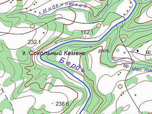 Соколиный камень северка карта