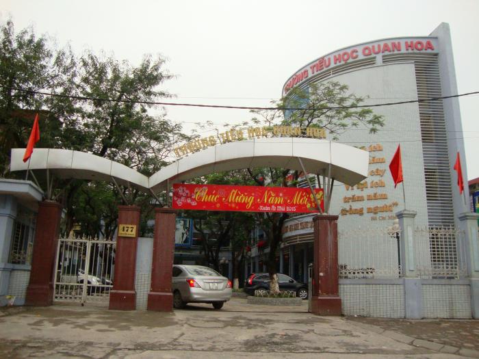 Trường Tiểu học Quan Hoa, Cầu Giấy (Ảnh: Wikimapia)