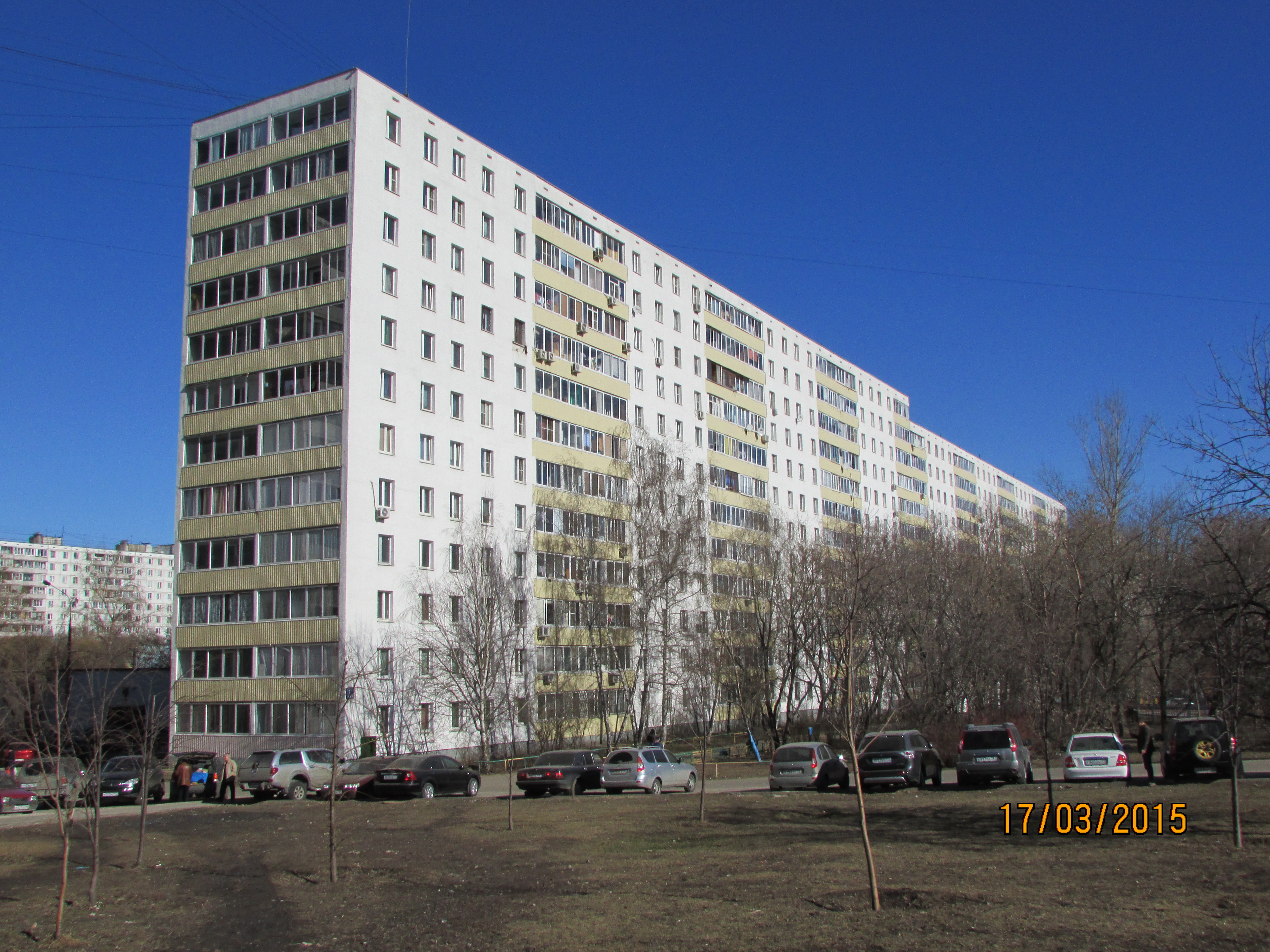 Улица 17. Москва, улица Бибиревская 17в. Бибиревская ул., 17а, Москва. Панельный дом 1605. 1605-Ам/12.