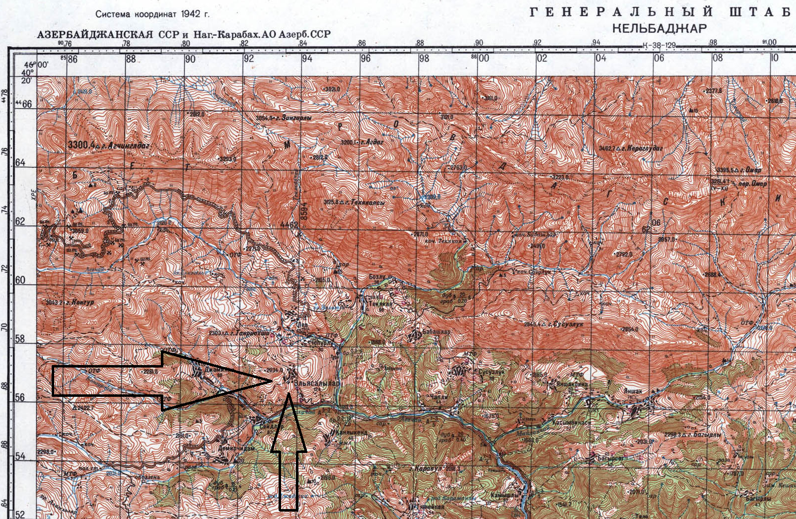 Районы армянской сср. Карта Генштаба СССР Азербайджан. Кельбаджар гора Омар. Азербайджанская АССР карта. Азербайджанская ССР карта.