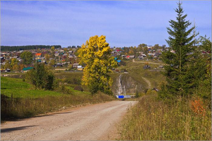 Карта кусье александровский пермский край