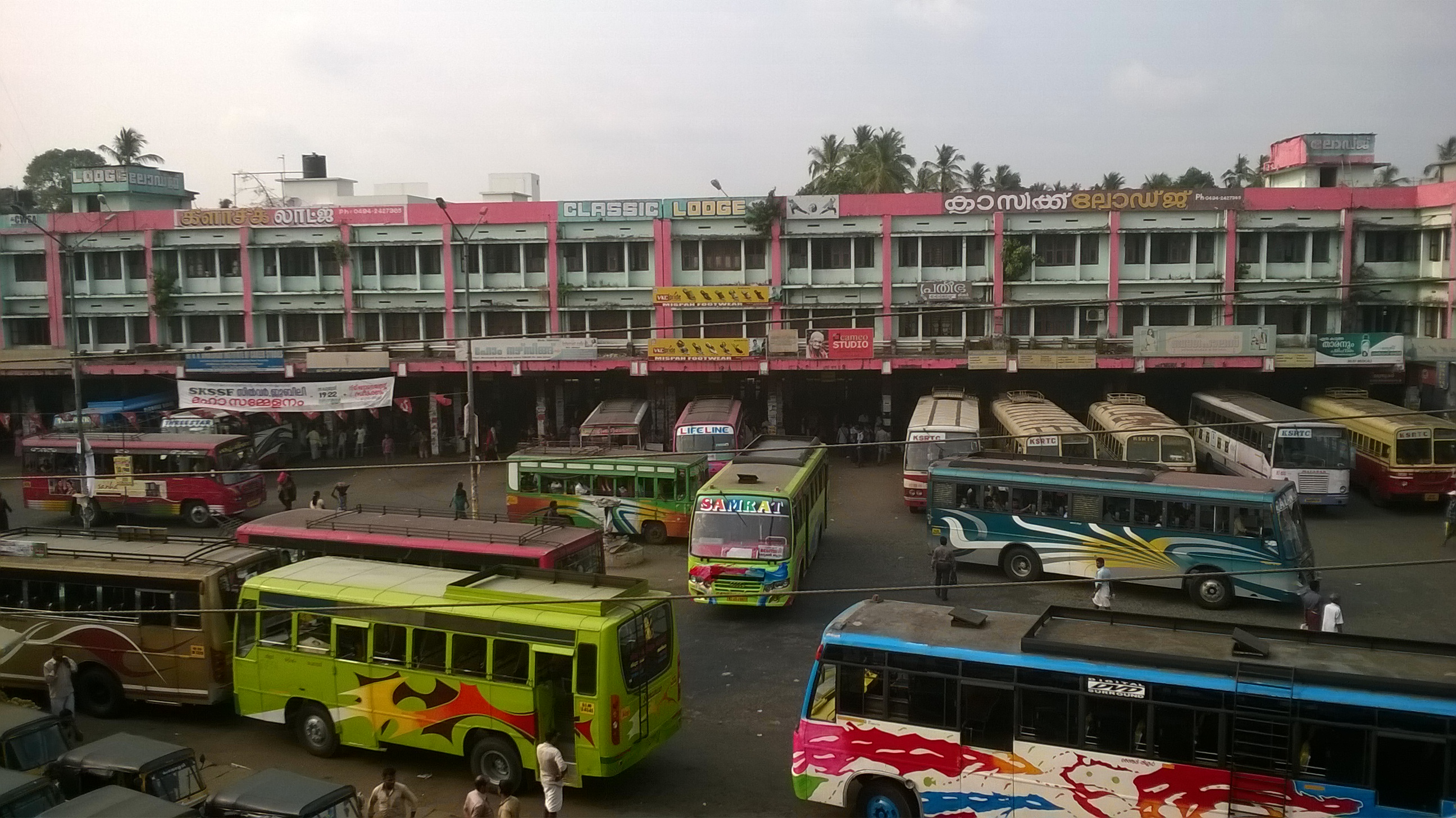 visit to bus stand