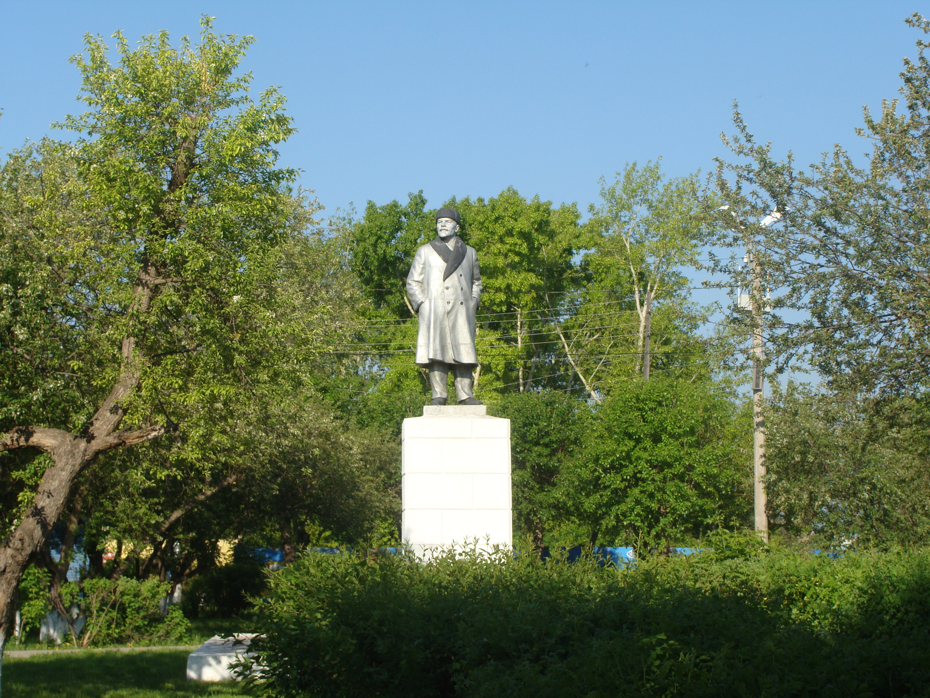 Памятник Ленину Красноярский Ужур