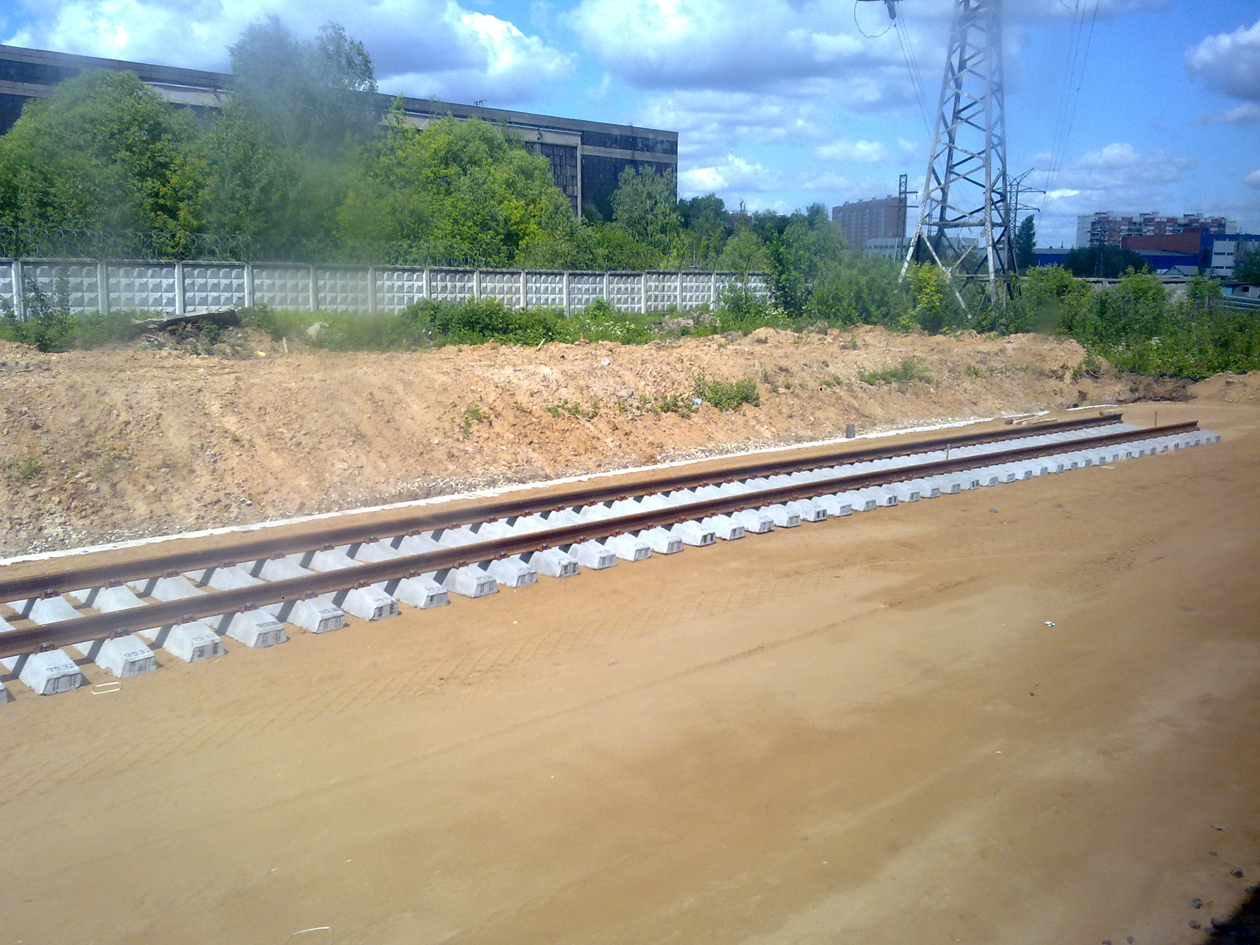 сооружение вторых путей