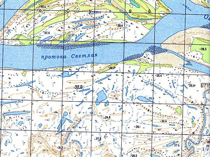 Карта оби реки и протоки сургут