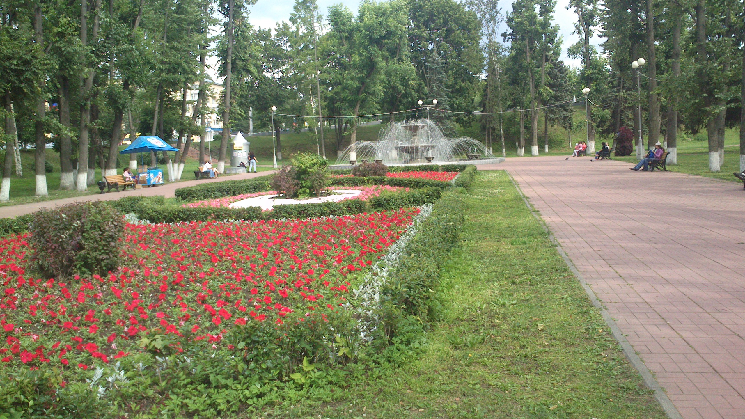 городской парк в твери
