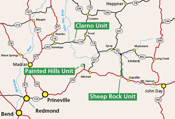 John Day Fossil Beds National Monument - Clarno Unit