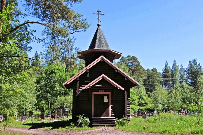 Акманай деревянная часовня часовая