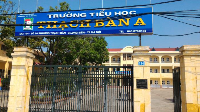 Thạch Bàn A - Tiểu học công lập quận Long Biên - Hà Nội (Ảnh: Wikimapia)