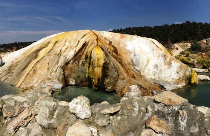 Travertine Hot Spring