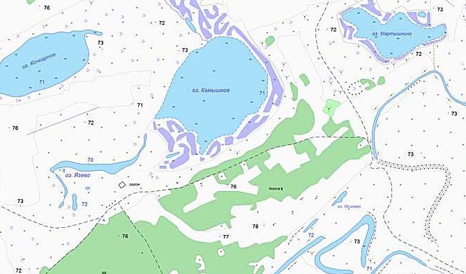 Карта глубин алтайский край