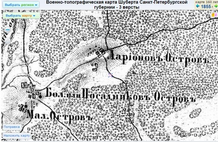 Карта шуберта санкт петербургской губернии