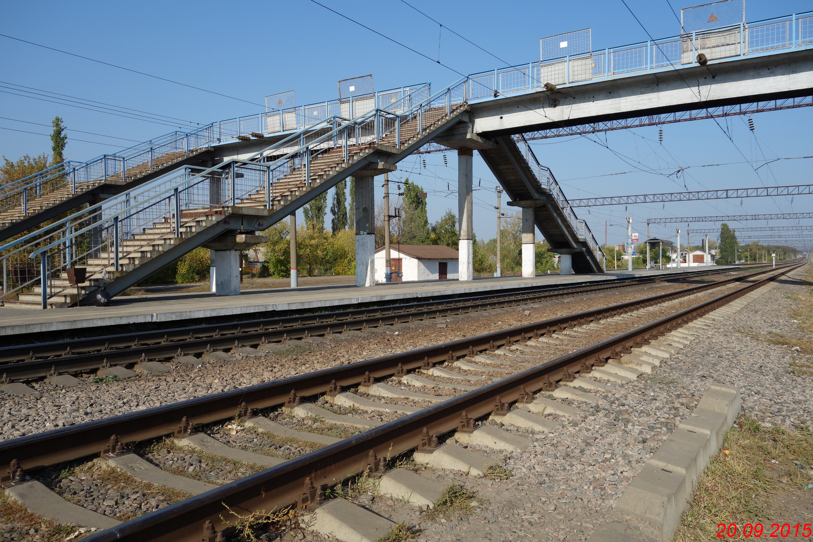 Фролово Железнодорожная станция пешеходный мост