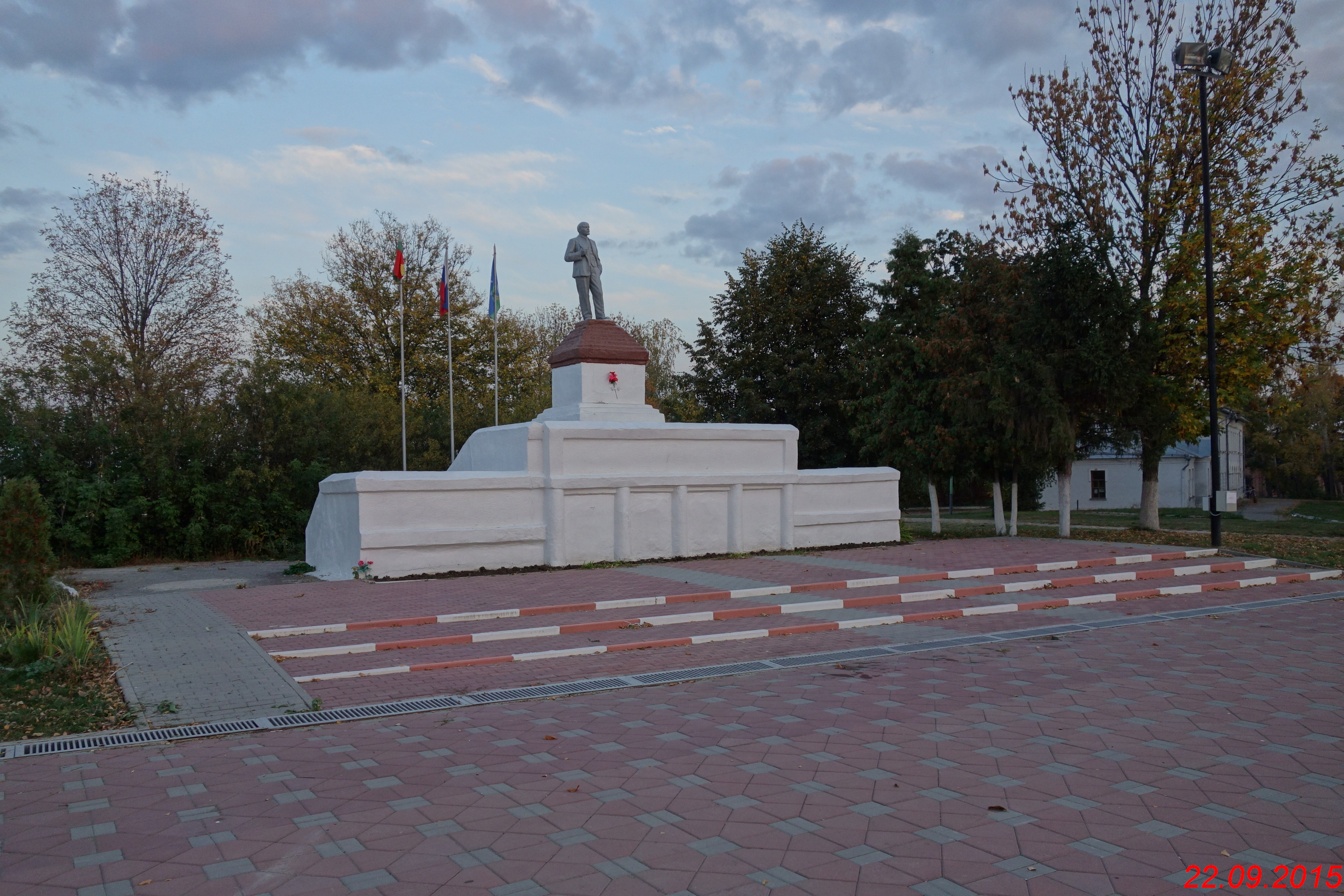 Памятник Ленину Лебедянь