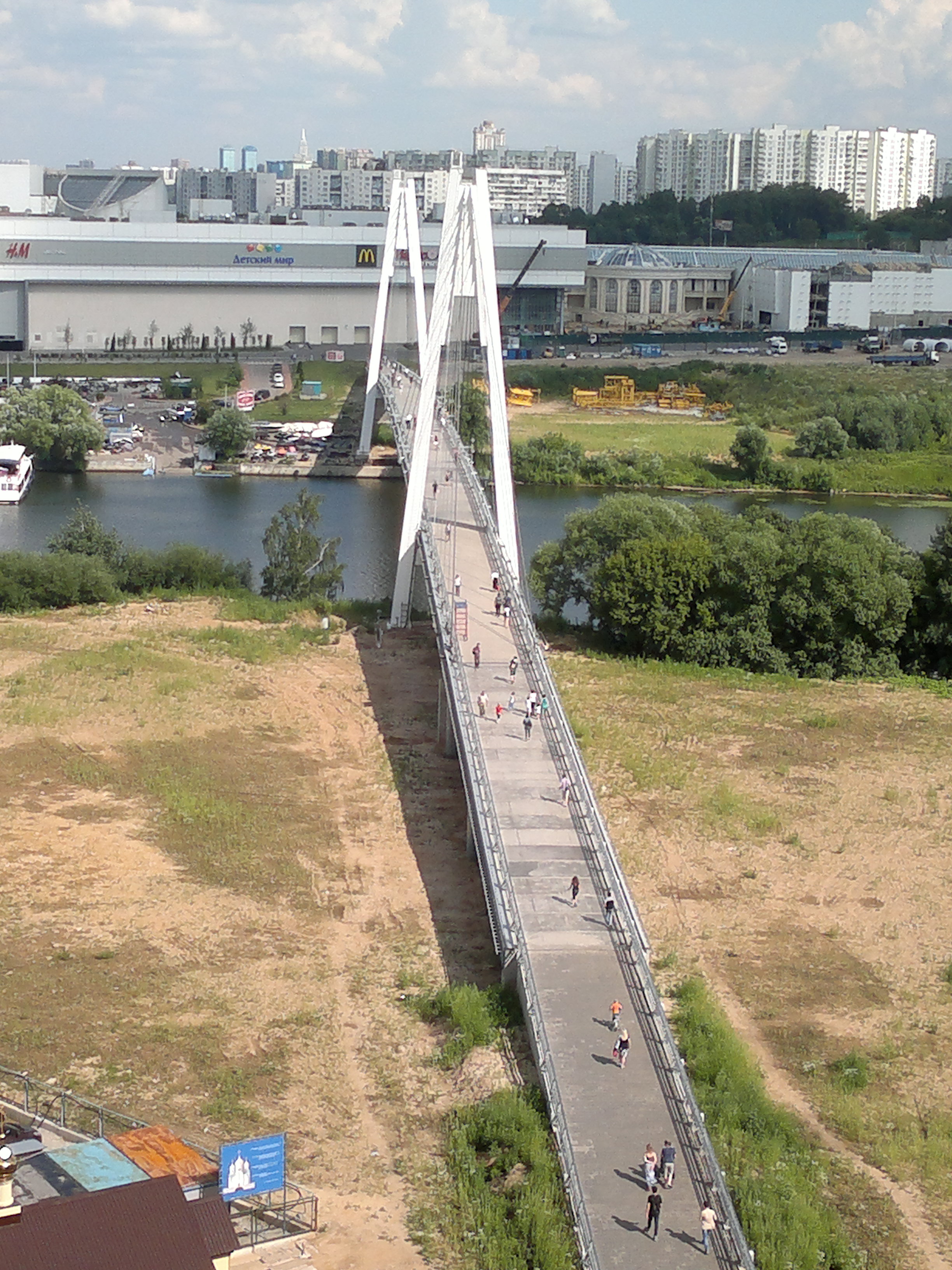 мост в павшинской пойме