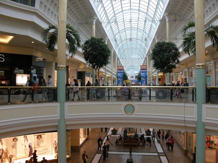 The Trafford Centre (interior) | shopping centre, 1998_construction