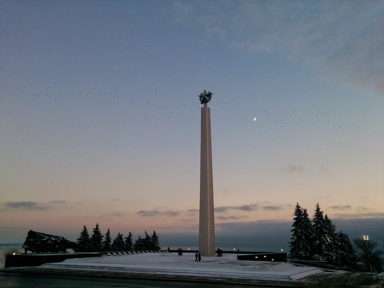 Обелиск ульяновск рисунок