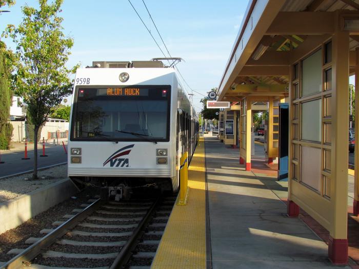 Alum Rock VTA Bus/Light Rail Station - San Jose, California