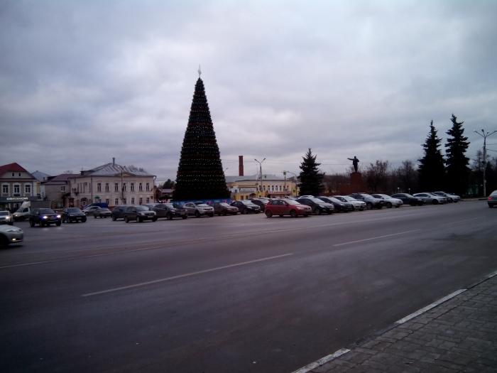 Площадь в павловском посаде