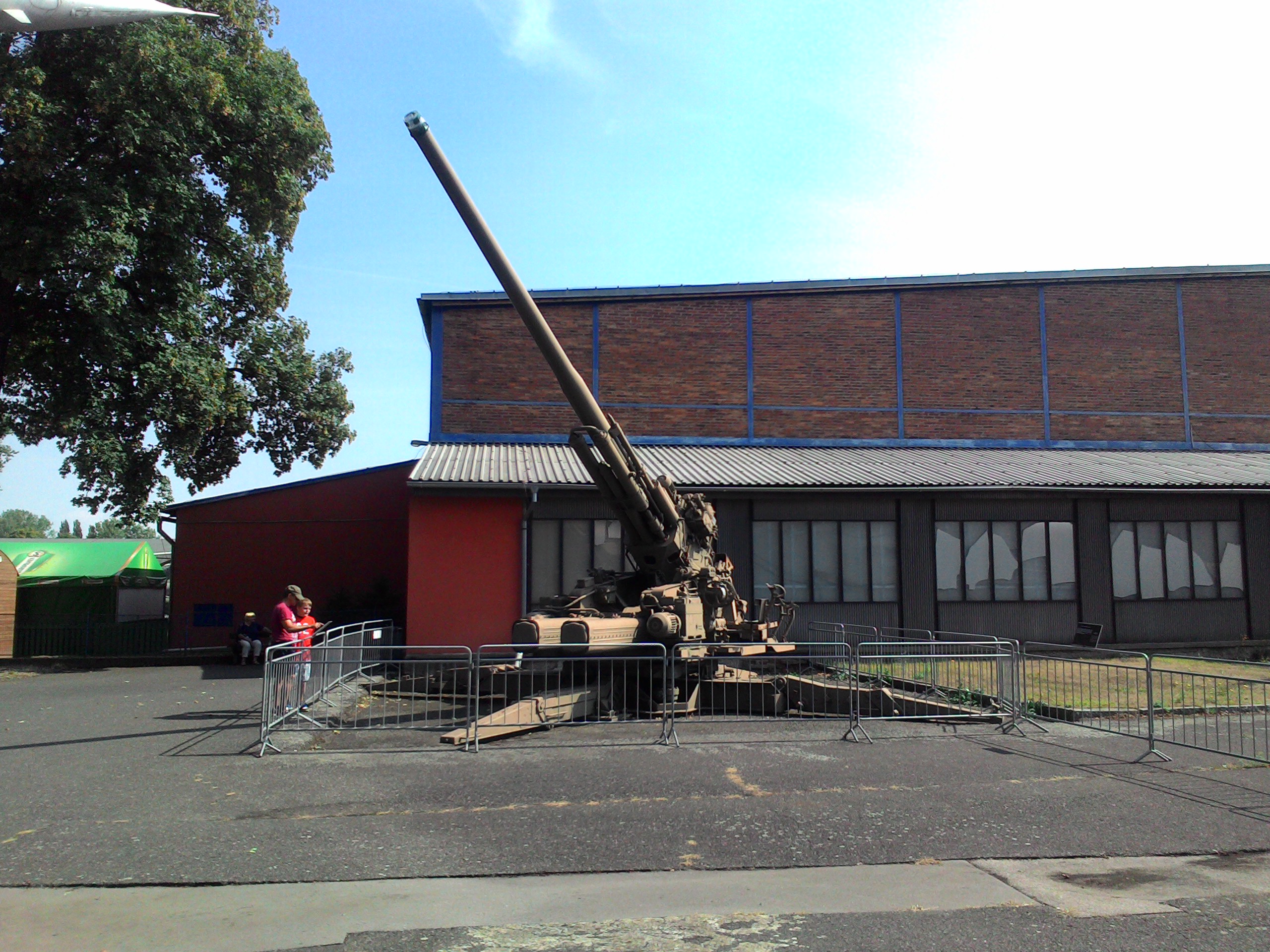 130 mm air defense gun KS-30 - Prague