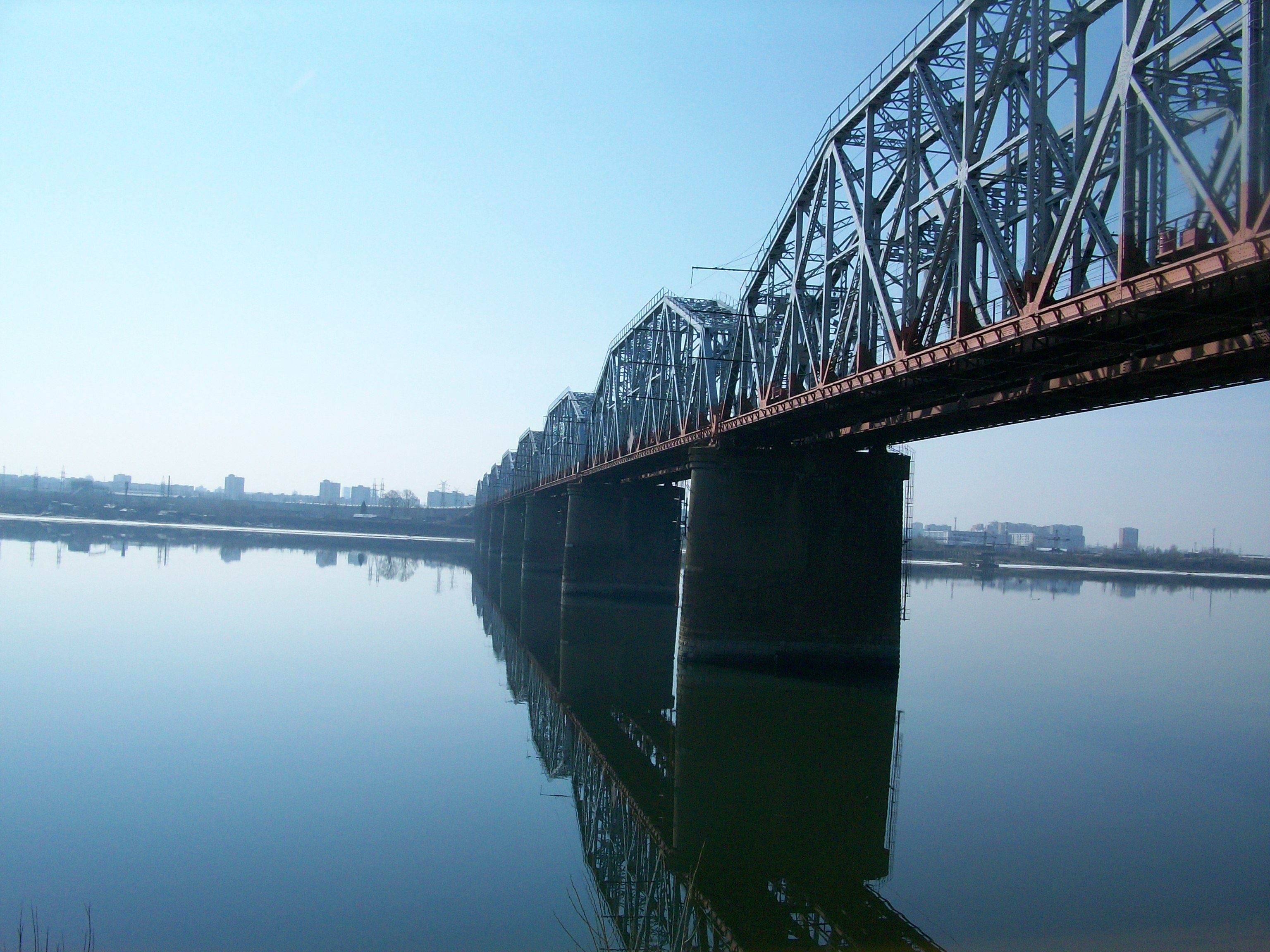 Камский Железнодорожный мост Пермь