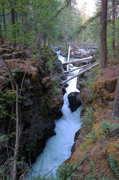 Rogue River Gorge Waterfall