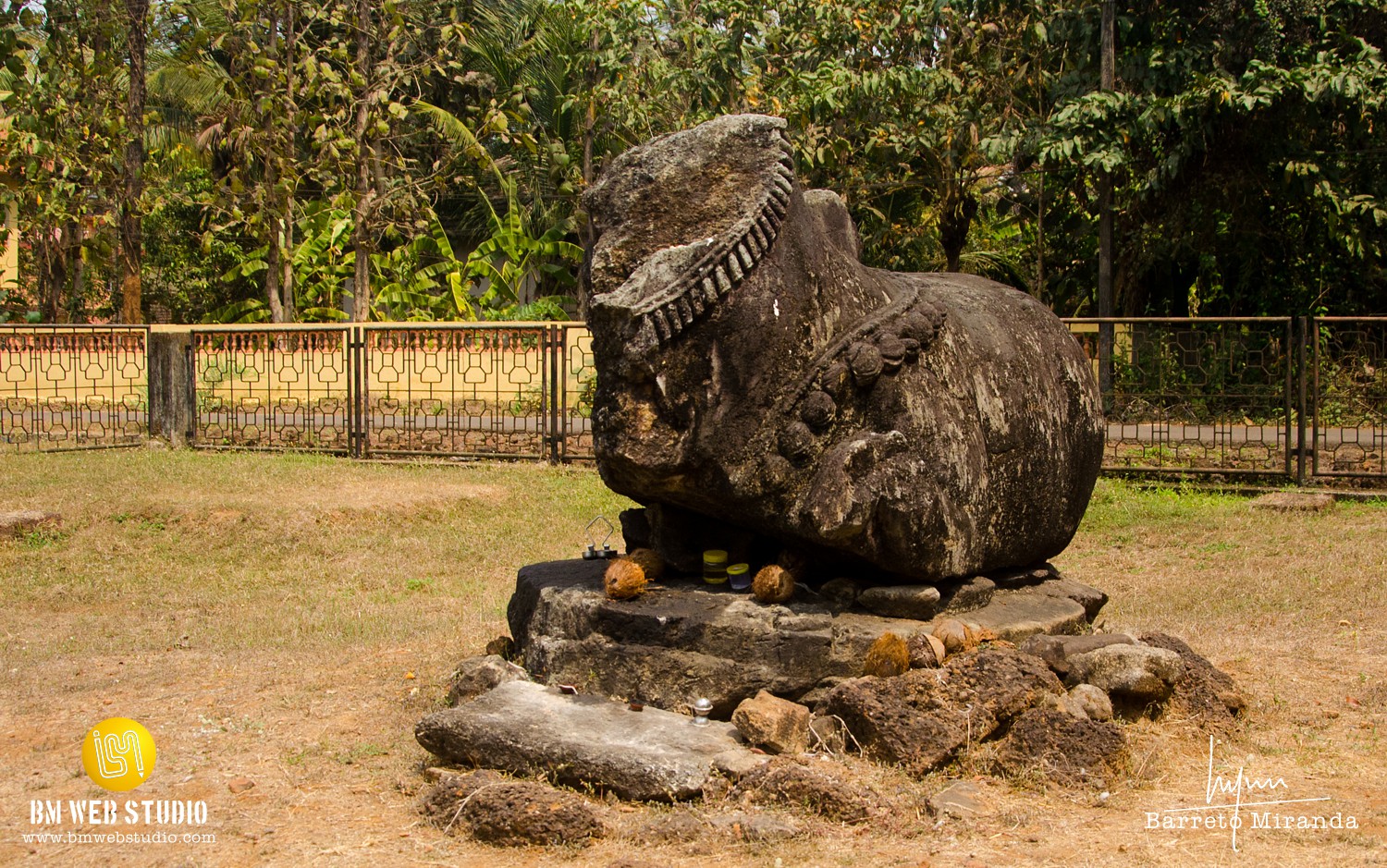 THE NANDI Archeological site -- Lord Shiva Temple - Chandor