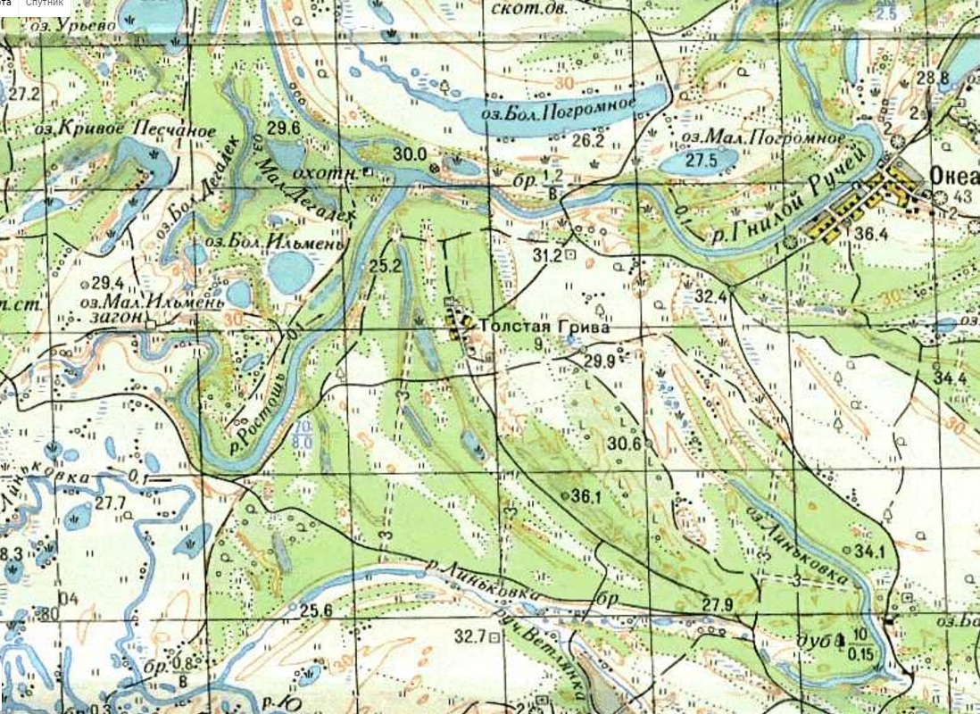 Карта чапаевских лугов самарской области