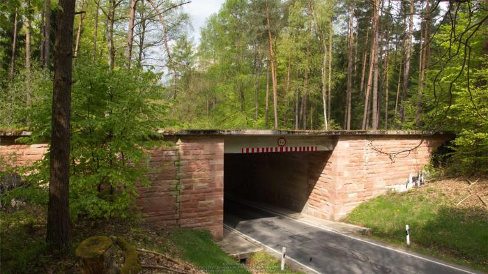 Geplante Reichsautobahn Strecke 46 - Bw 91 - Unterführung der