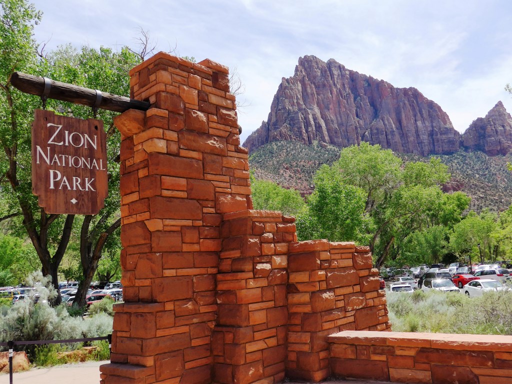 Pedestrian Entrance to Zion NP - Springdale, Utah