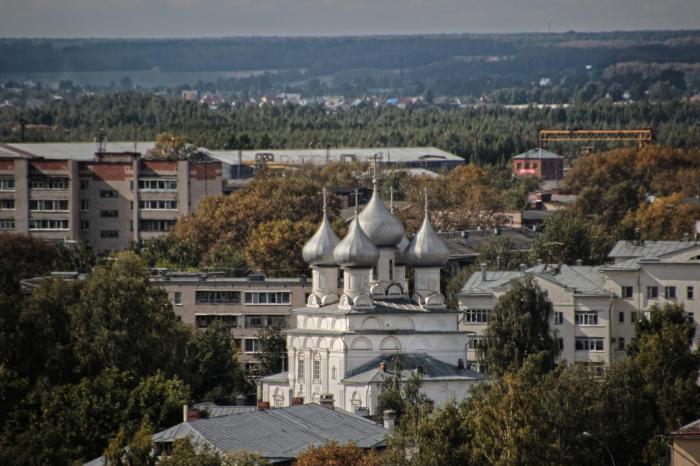 Храм Константина и Елены вид сверху