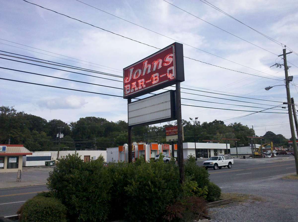 Johns Bar-B-Q - Dalton, Georgia | restaurant, 1976_construction, 1970s ...