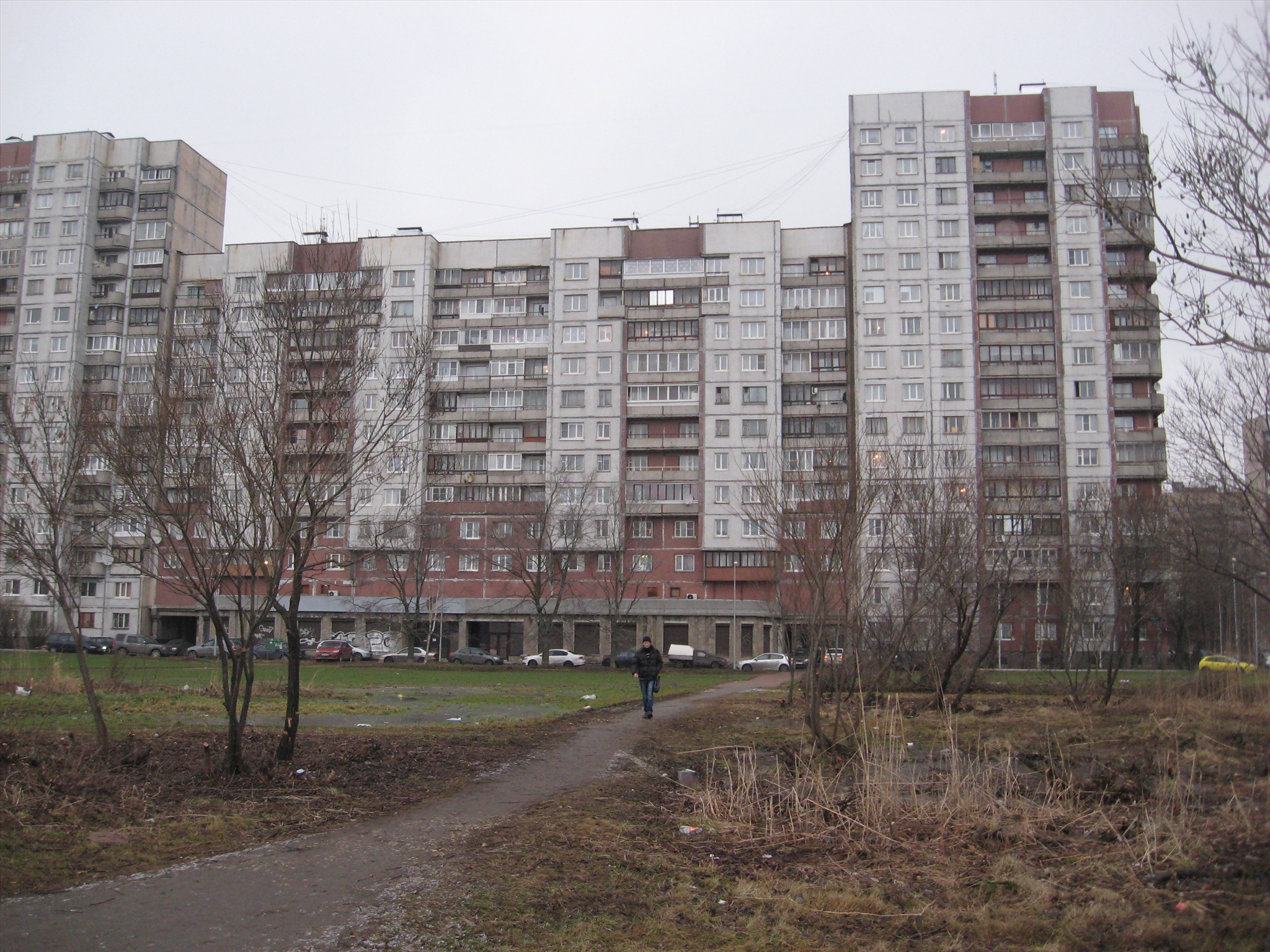 Фото 56. Бухарестская 124 к1 панорама. Санкт-Петербург, ул. Бухарестская, д. 124. 137 Серия Бухарестская. Бухарестская 124/56.