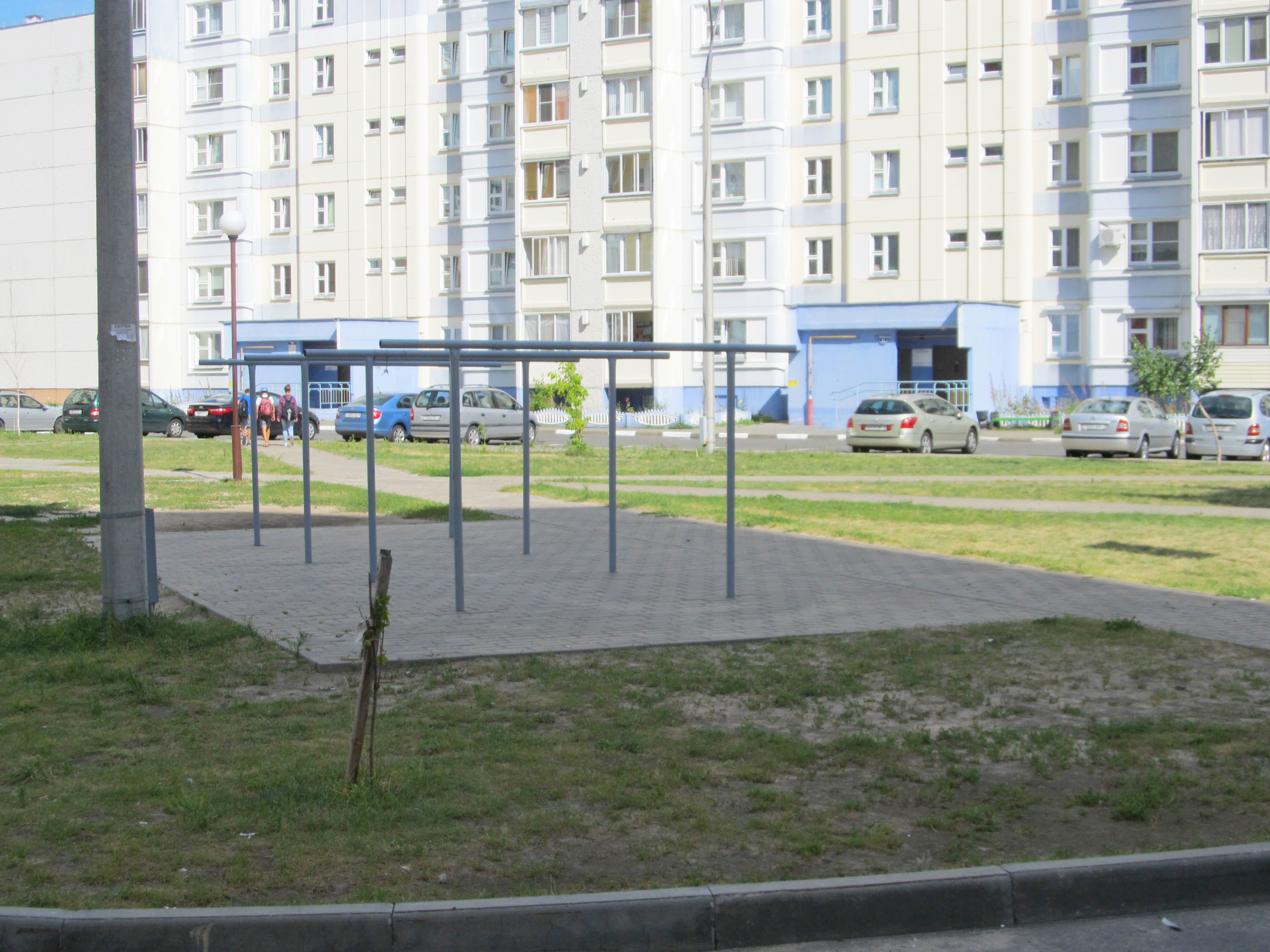 площадка сушки белья