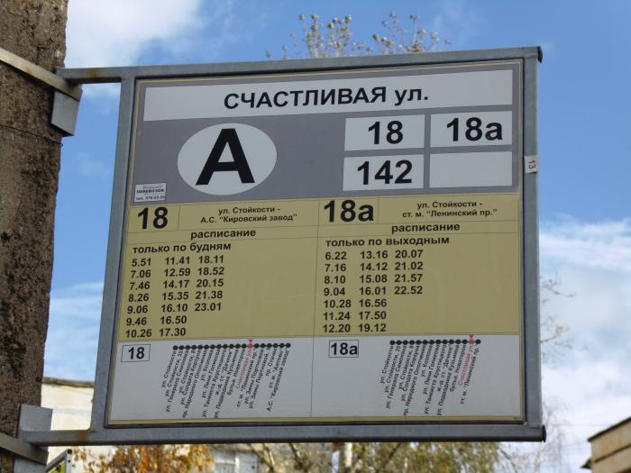 Расписание 195 автобуса спб
