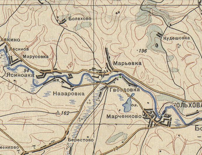 Карта ольховатка воронежской области