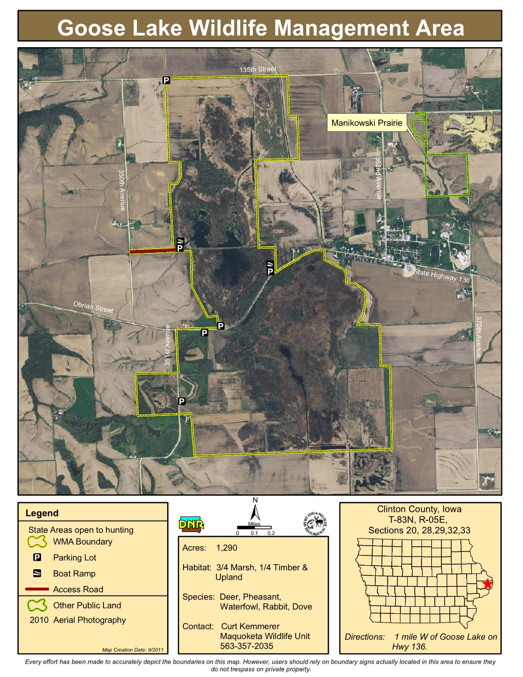 Goose Lake Wildlife Management Area