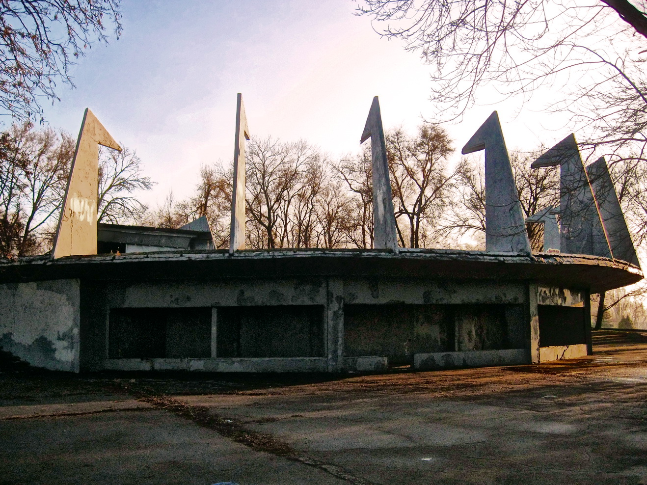 abandoned dance floor - Zaporizhzhia