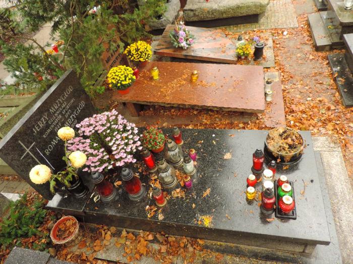 The grave of Jerzy Mrzygłód - Warsaw