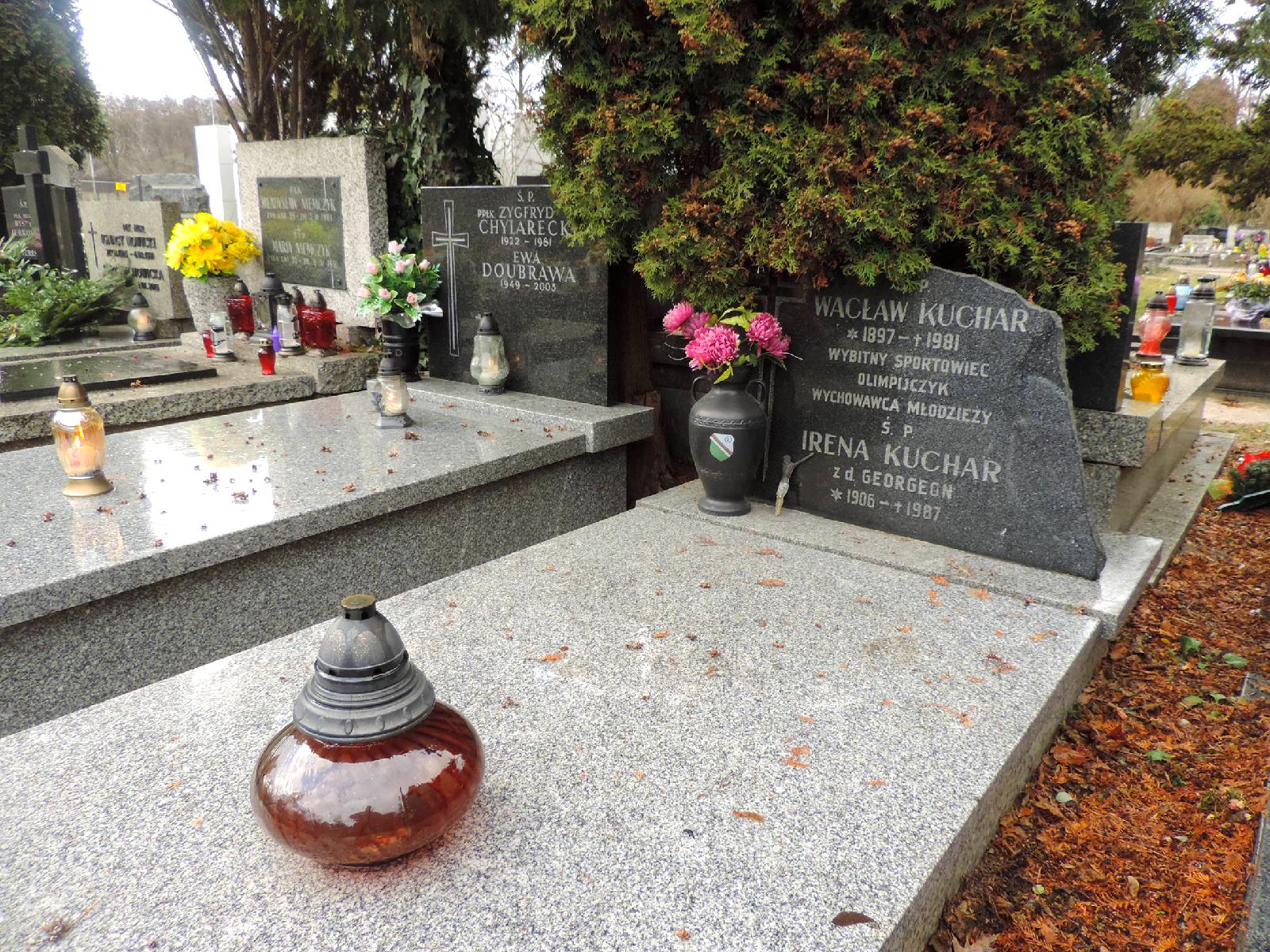 The tomb of Wacław Kuchar - Warsaw