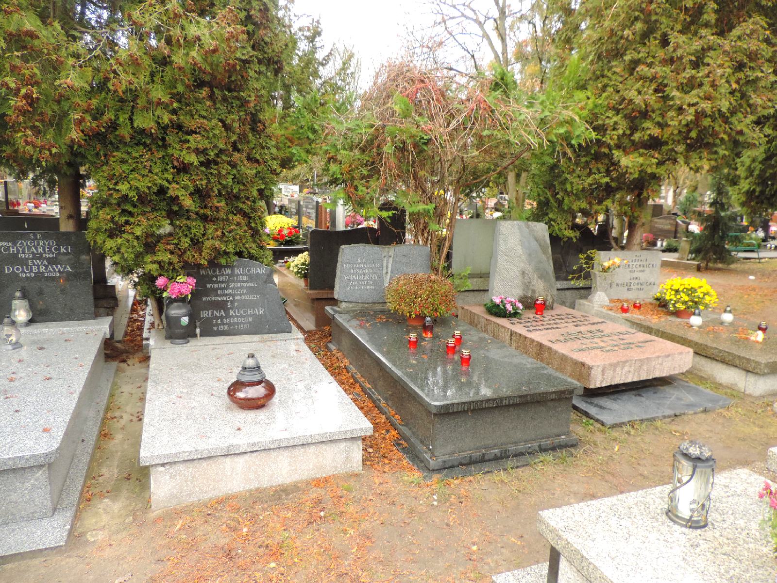 The tomb of Wacław Kuchar - Warsaw