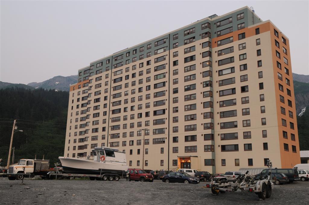 Begich Towers - Whittier, Alaska | office building, apartment building ...